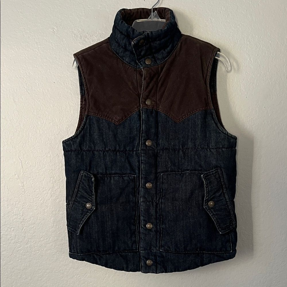 Levi's Men's Vintage Reversible Denim and Corduroy Vest in Size Unknown
